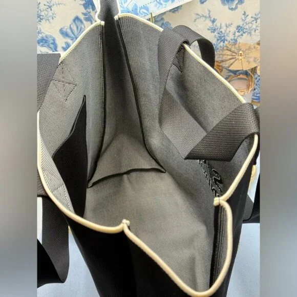 🆕 ALL SAINTS 🧿 NWT Large Izzy East-West Tote, Black/White - Picture 9 of 11